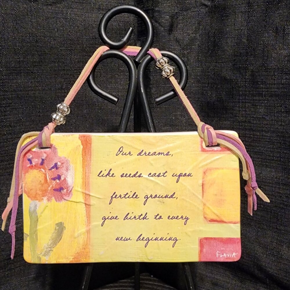 Our Dreams - Dolomite Plaque - Flavia